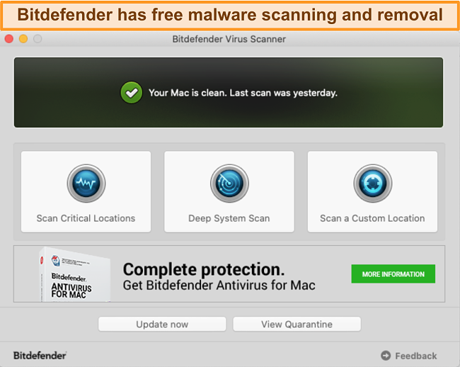 free virus detection for mac